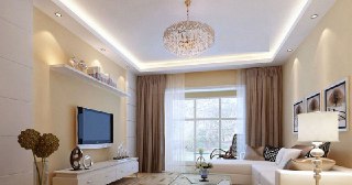Натяжной потолок в гостиную Курган, цена от 6340 руб.